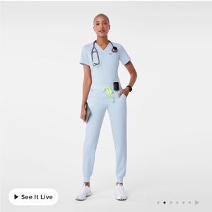 Figs Open Skies Scrubs S/XS